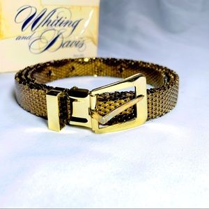 - VTG Whiting and Davis bronze mesh belt